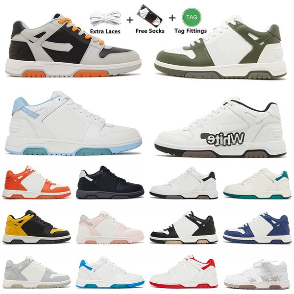 Plateau-Sneaker für Herren, Out-of-Office-Sneaker, Designer-Schuhe, lässiger, niedriger Damen-Walking-Sportschuh, Weiß, Schwarz, Farbverlauf, Hellblau, Rosa, Dhgate-Trainer-Sneaker