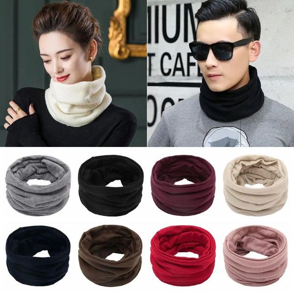 Bandanas e homens inverno quente rosto bandana máscara pescoço balaclava à prova de vento ao ar livre capa cachecóis mais quente cachecol de malha