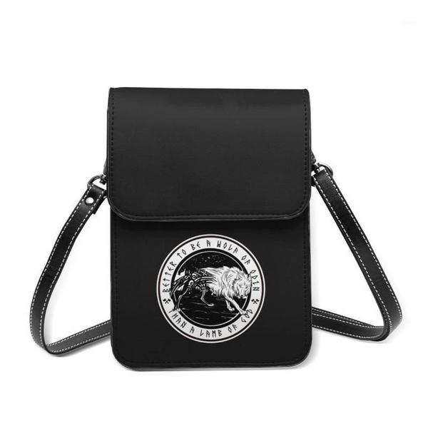 Borse da sera Borsa a tracolla Teen Wolf Streetwear Donna Regalo per cellulare Retro in pelle263L