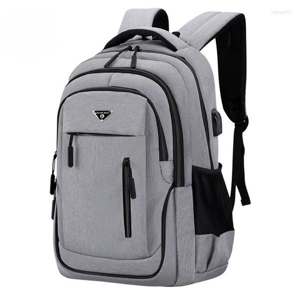 Рюкзак большой вместимости, подростковые рюкзаки для ноутбука, 15,6 Оксфорд, черные однотонные школьные сумки, школьные сумки для подростков, студентов, студентов
