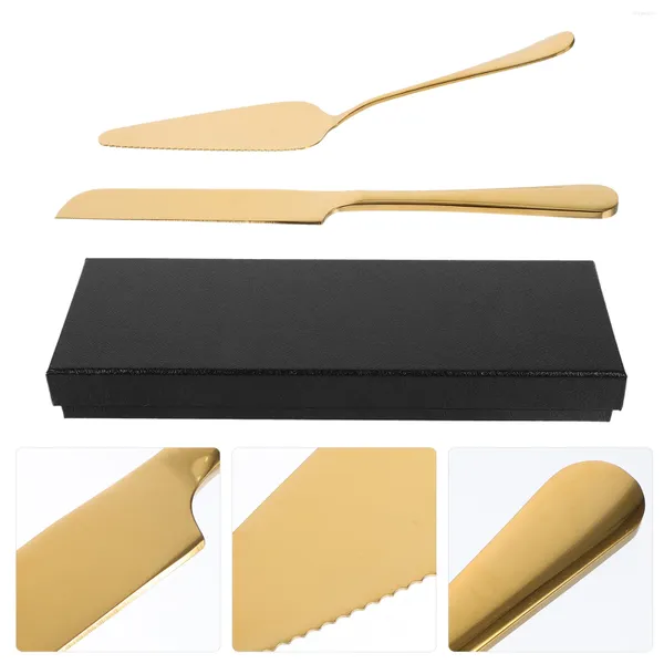 Set di stoviglie Set di coltelli per torte e torte Utensili da forno Affettatrice per formaggio Taglio in acciaio inossidabile Matrimonio