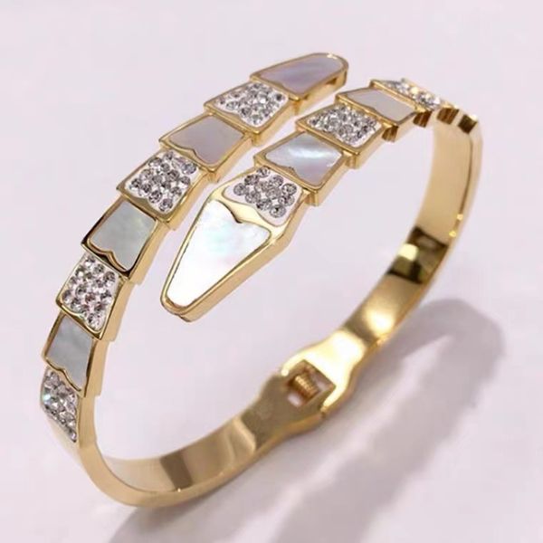 braccialetti di design bracciali gioielli per donna stile braccialetti in argento oro 18k polsino polsino catena design gioielli cristallo argento braccialetto coppia ragazza regalo