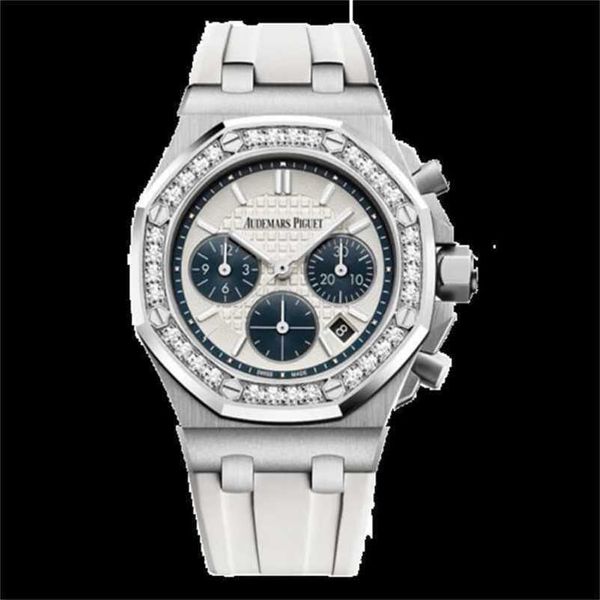 Audemar Pigue Sport Machinery Relógios Feminino Design de Relógio Audemar Pigue Royal Oak Offshore Série 26231ST Precisão Aço Olhos Azuis Wang Ziwen Mesmo Estilo Ladie HB8R