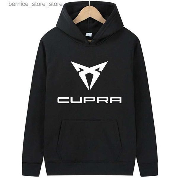 Hoodies dos homens moletons marca carro hoodies homens mulheres impressão cupro moletom com capuz inverno outono roupas casal ao ar livre pulôver euro tamanho s-3xl q231204