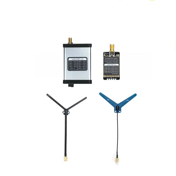 HMRC 1.3G 1.2G VTX 8CH 800MW Audio Video FPV Verici Alıcı Modülü 7-36V RC RC Uzaktan Rotorlu Uçak Parçaları 1G3