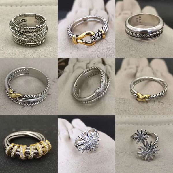 Dy Bileklik Tasarımcı Kablosu Jewelrydy Twisted Ring İnci Head Serisi Twisted Ring Mücevherleri Kadın Arkadaşlar ve Aşıklar İçin Zarif İncilerle Mücevher