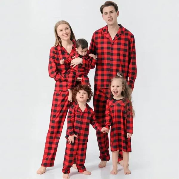 Passende Familien-Outfits, Vater, Mutter, Kinder, Baby-Nachtwäsche, Weihnachts-Pyjama, Mama und ich, Weihnachts-Pyjama-Kleidung, Sets, Oberteile und Hosen, 231204