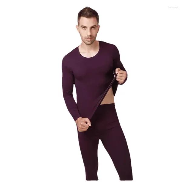 Intimo termico da uomo Arrivo Uomo Inverno Produttori all'ingrosso Intimo super large Modale Morbido comfort Cotone O-collo Obesi Taglie forti