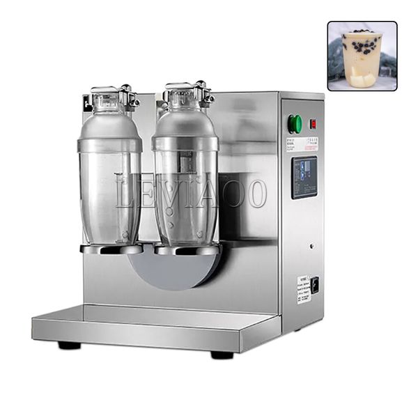 Edelstahl-Einkopf-Doppelkopf-Milchshake-Maschine, Milchtee-Shop, kommerzieller Milchtee-Mixer, elektrischer Milchschaum-Mixer