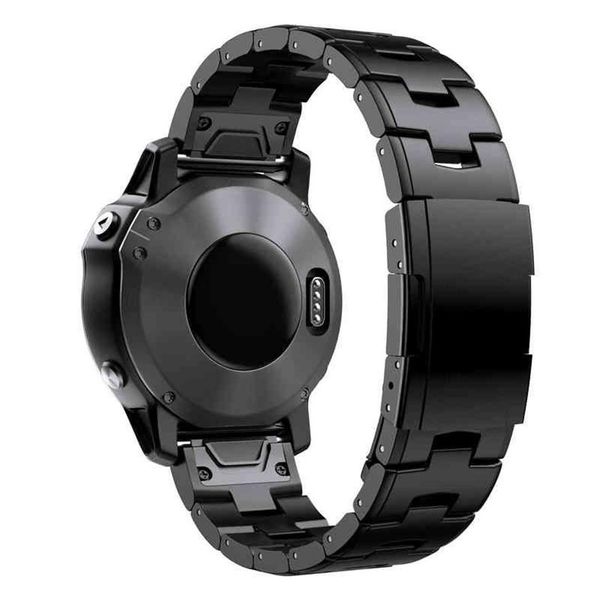 AN Bracciale in lega di titanio compatibile per Garmin fenix 5X plusX 5X 6X 3 3HR cinturino 26mm per Descent Mk2S Mk1 Mk2 H2204193133