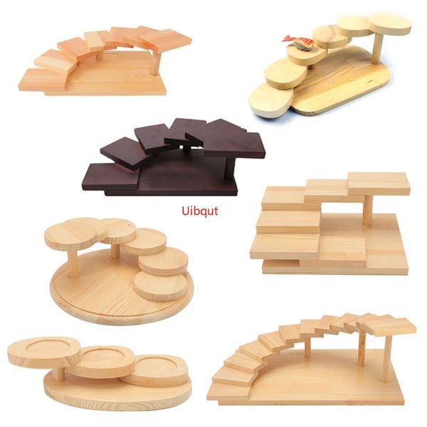 Strumenti per sushi Cucina in legno giapponese in legno Cucina Ponte Barche Pino Creativo Sashimi piatto Piatto Stoviglie Decorazione Ornamento y231204
