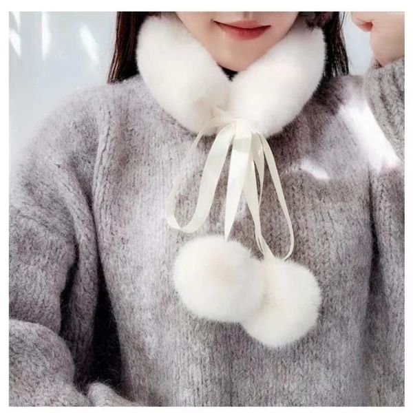 Sciarpe Neck Brace Sciarpa Moda Protezione antivento Peluche Mantieni calde le donne invernali in stile cinese