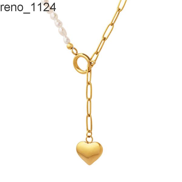 Collana placcata oro delle signore del pendente di amore di personalità elegante dell'acciaio di titanio dei gioielli delle donne di prezzo poco costoso all'ingrosso della Cina