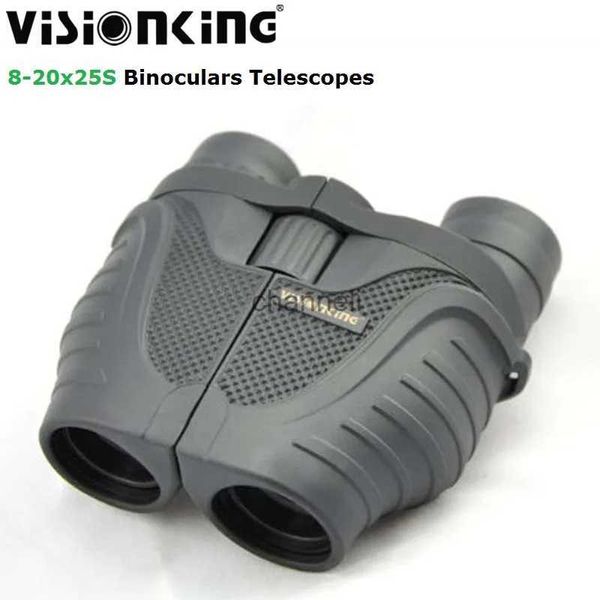 Binóculos telescópicos Visionking 8-20x25 Porro Design Binóculos de alta potência Acampamento ao ar livre/caça/viagem Binóculos Telescópios Presente de boa qualidade YQ231204