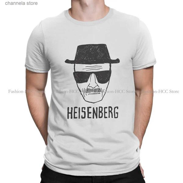 Homens camisetas Heisenberg desenho estilo camiseta quebrando mau confortável novo design presente idéia t camisa ff venda quente poliéster t231204