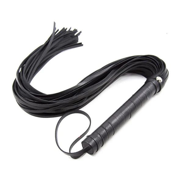 Giocattoli per adulti Frusta per sculacciata in pelle erotica Giochi Fetish Flogger Schiavo Fruste per paddle BDSM Bondage Flirtare Sculacciata Sesso per coppie 231204