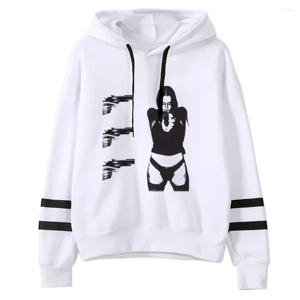 Hoodies femininos Y2K Mulheres estéticas gráficas estilo coreano capuz roupas kawaii