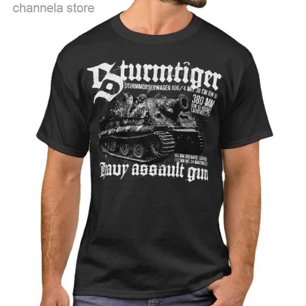 Camisetas masculinas ww2 alemão rmtiger assalto tigre arma panzer legal camiseta masculina. Camiseta masculina de verão nova SX-4XL T231204