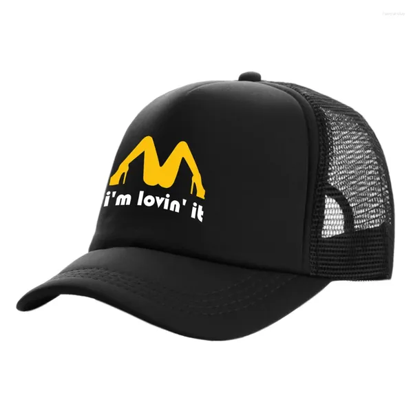 Bonés de bola Eu estou Lovin It Trucker Homens Engraçado Humor Joke Chapéu Boné de Beisebol Legal Verão Unisex Malha Net MZ-474