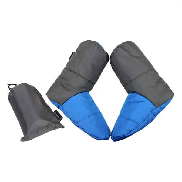 Meias esportivas para baixo botas sapatos confortáveis com saco de armazenamento isolado botas quentes para acampamento acessórios de dormir adultos