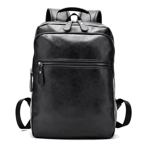 Zaino 2021 borsa da uomo alla moda borse per computer portatili in pelle superiore maschile studenti delle scuole superiori studenti universitari225U