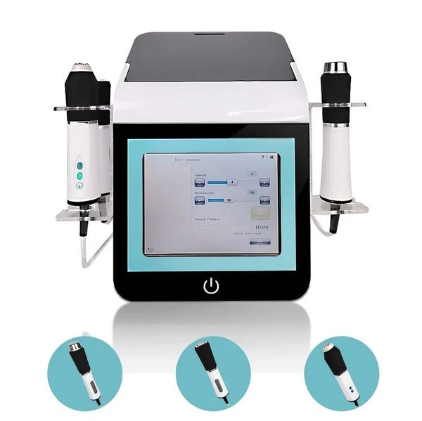 Tomada de fábrica 3 em 1 máquina facial do jato de oxygeo rf ultra-sônica cuidados com a pele co2 bolha de oxigênio esfoliar nano-bolhas máquina facial