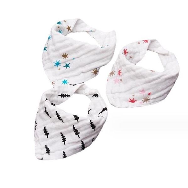 Baby-Baumwoll-Bandana-Lätzchen, dreieckige Spucktücher, Baby-Lätzchen, Säuglingslätzchen für Jungen und Mädchen, Unisex, Kleinkind-Sabber-Lätzchen