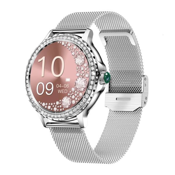 Женские часы NX19 Женские умные часы Bluetooth-вызов с пульсометром Мультиспортивный режим Смарт-браслет для женщин Женские часы с полным сенсорным экраном 231204