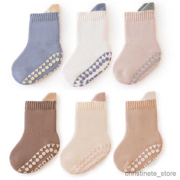 Детские носки, 3 пары, корейские детские мягкие модные толстые теплые носки, детские чулки средней длины, длинные носки, повседневные носки для маленьких мальчиков и девочек