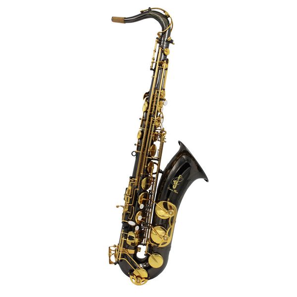 Eastern Music si bemolle pro utilizza il sassofono tenore con chiave dorata placcata in nichel nero lucido