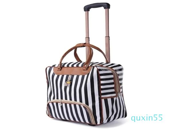 Mode Frauen reisen Business Boarding tasche AUF rädern Trolley große kapazität Reise Roll Gepäck Retro mädchen Koffer Tasche