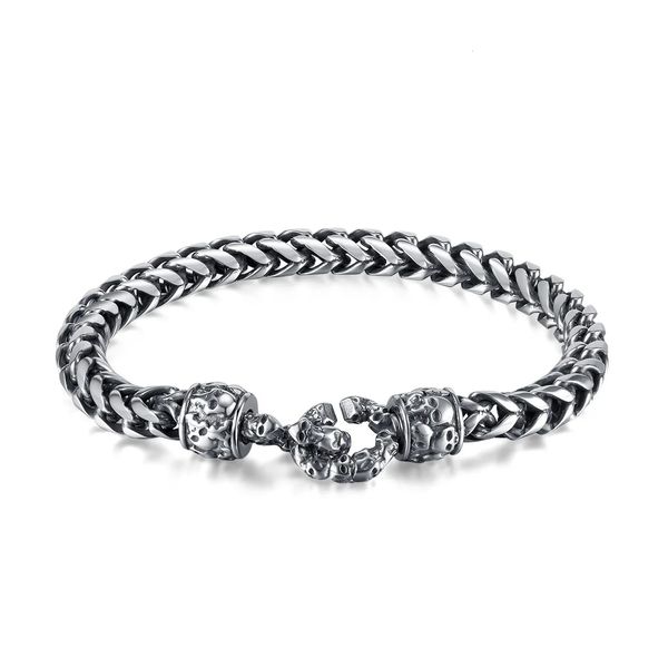 Charm Armbänder MW5 Edelstahl Armband 6mm Geometrische Byzantinische Gliederkette Silber Farbe Vergoldet Männer Frauen Schmuck Geschenk 231204