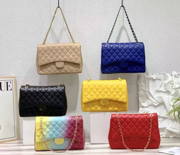 Klassische Kugelmuster-Tasche, modische Damentasche, 2023, Rindsleder, Umhängetasche, Umhängetasche, Diamant-Kettentasche, luxuriöse Tasche mit großer Kapazität, High-End-Designer-Tasche, Göttinnen-Tasche