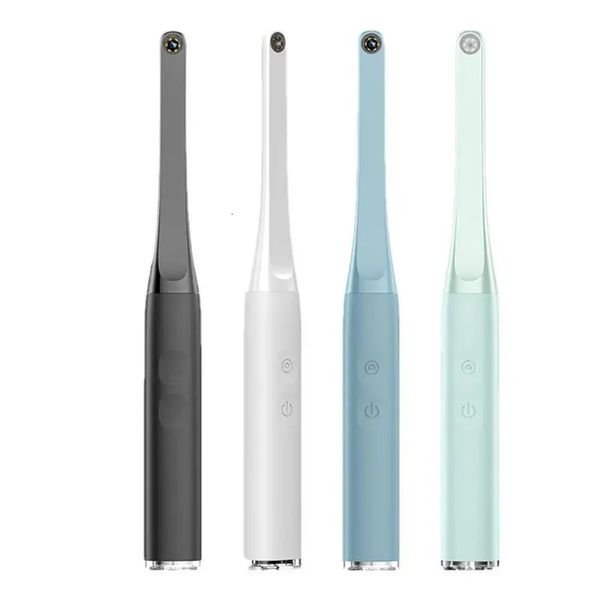 Lenti d'ingrandimento 1080P Wireless Wifi Endoscopio orale 6 Luci regolabili Telecamera intraorale Video HD per Android Ios Denti 231204