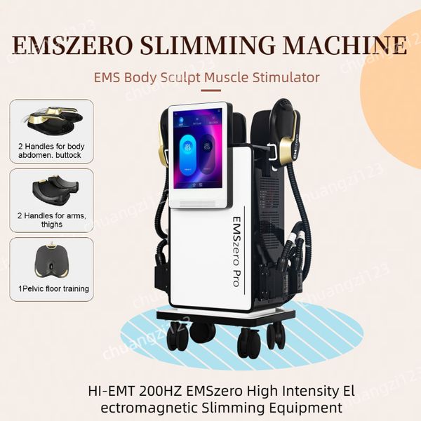 EMSZERO PRO SLIMMING 6500W 15 TESLA EMSlim NEO HEALTH EMS BODY CULPTING HIEMT 200HZ SUPER EMS RF ENERGY МАШИНА ДЛЯ ПОХУДЕНИЯ