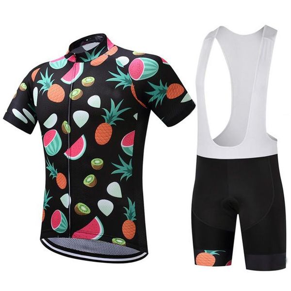 2022 Wassermelone Obst Radfahren Jersey 19D pad bike shorts set Ropa Ciclismo mehr Atmungsaktive herren frauen sommer radfahren wear3069