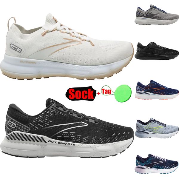 Tasarımcı Eğitmenler Gliserin GTS 20 Koşu Ayakkabıları Erkek Kadın Spor Ayakkabıları Gri Üçlü Beyaz Krem Yumuşak Yolu Şok Emilim Koşucular Egzersiz Ayakkabıları 36-46