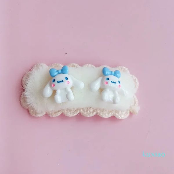 Grandi artigli per capelli in peluche donne ragazze plastica cartone animato Kuromi fermagli per capelli copricapo forcina granchio barrette accessori per capelli moda ornamento