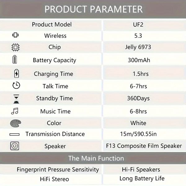 Apple True Kablosuz Kulaklık Bluetooth Kulaklıklar Spor Kulaklıları Su Geçirmez Cep Telefonu Hi-Fi Stereo Müzik ve Mikrofon Gürültü Azaltma Kulaklık