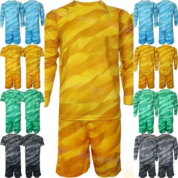 Clube Team Man Kids 23 24 Sporting CP Lisbon Goldes 12 Franco Israel Jerseys Soccer Set GK Manga longa 41 Diego Callai Silva Antonio Adan Andre Paulo Futebol Camisa de futebol