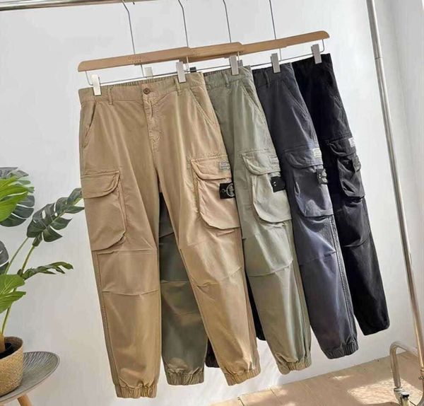 Moletom com capuz masculino, versão alta, pedras, calças de ilha, crachá, primavera, verão, novo cinto, leggings, cargo, rua, tendência casual, ye, fluxo de maré, design299 tendência