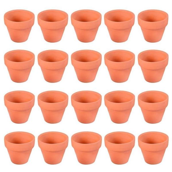 20 Unids Pequeño Mini Terracota Maceta Arcilla Cerámica Cerámica Maceta Cactus Macetas Suculentas Macetas de Vivero Ideal para Plantas Artesanía Y20233e