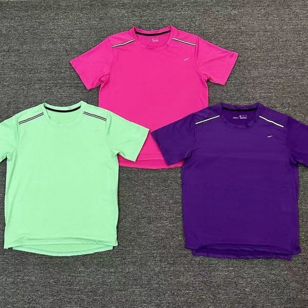 Tech-T-Shirts für Herren, Sommer-T-Shirt aus Eisseide für Freizeitsport, Fitness, Basketball, schnell trocknend, lockeres T-Shirt, Laufen, Fußball, Training, Sportbekleidung, Jogging-Trainingsanzüge