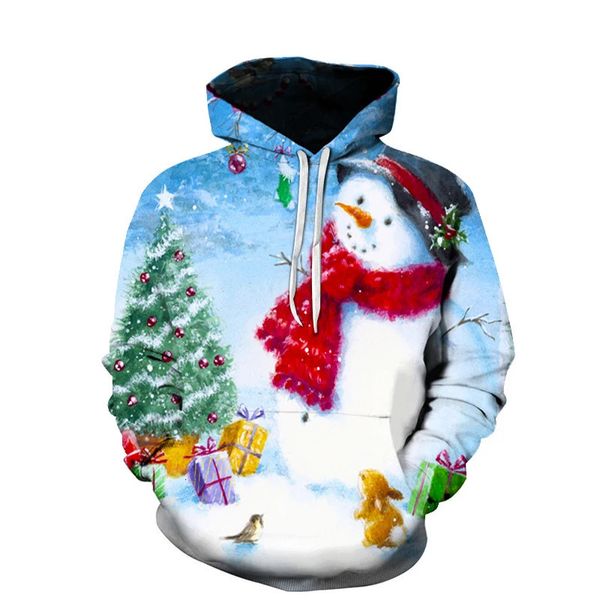 Herren Hoodies Sweatshirts Weihnachtskleidung Junge Mädchen Hoodie 3D Weihnachtsmann Weihnachtsgeschenk S~6XL Hoodie süßer Junge Mädchen Pullover Eltern-Kind-Kleidung 231205