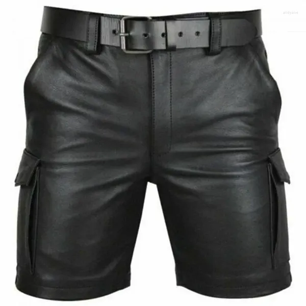 Shorts masculinos DYBZACQ 2023 Cor sólida fora desgaste casual Lederhosen (sem cinto) 3XL 4XL 5XL