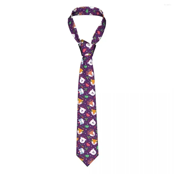 Papillon Divertenti animali natalizi Cravatta per uomo Donna Cravatta Accessori per abbigliamento