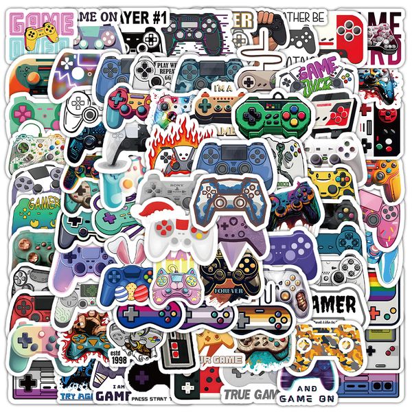 103pcs gamepads legais jogo popular graffiti à prova d'água adesivos de PVC pacote para geladeira mala de carro laptop notebook copo mesa de telefone bicicleta skate case.