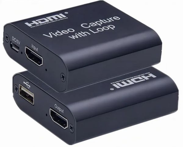1080P 4K HDMI-совместимая с USB 2.0 плата видеозахвата для записи игр в прямом эфире потокового вещания ТВ обучение по локальному контуру, видеоконференция