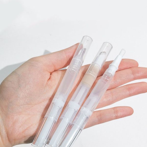 wholesale Penna a spirale vuota da 3 ml di qualità Cina Best seller Colore personalizzato 2 ml 5 ml Penna per olio per cuticole in plastica vuota Penna per contenitore cosmetico per labbra