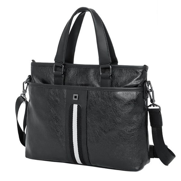 Aktentaschen Mode Koreanischen Stil Tasche Handtasche Männer Aktentasche Casual Synthetische Leder Schulter Männlich Messenger Täglichen Business s 231205